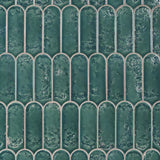 Corali Jade Green 3x9 Textured Glossy Ceramic Tile - Lux Tile