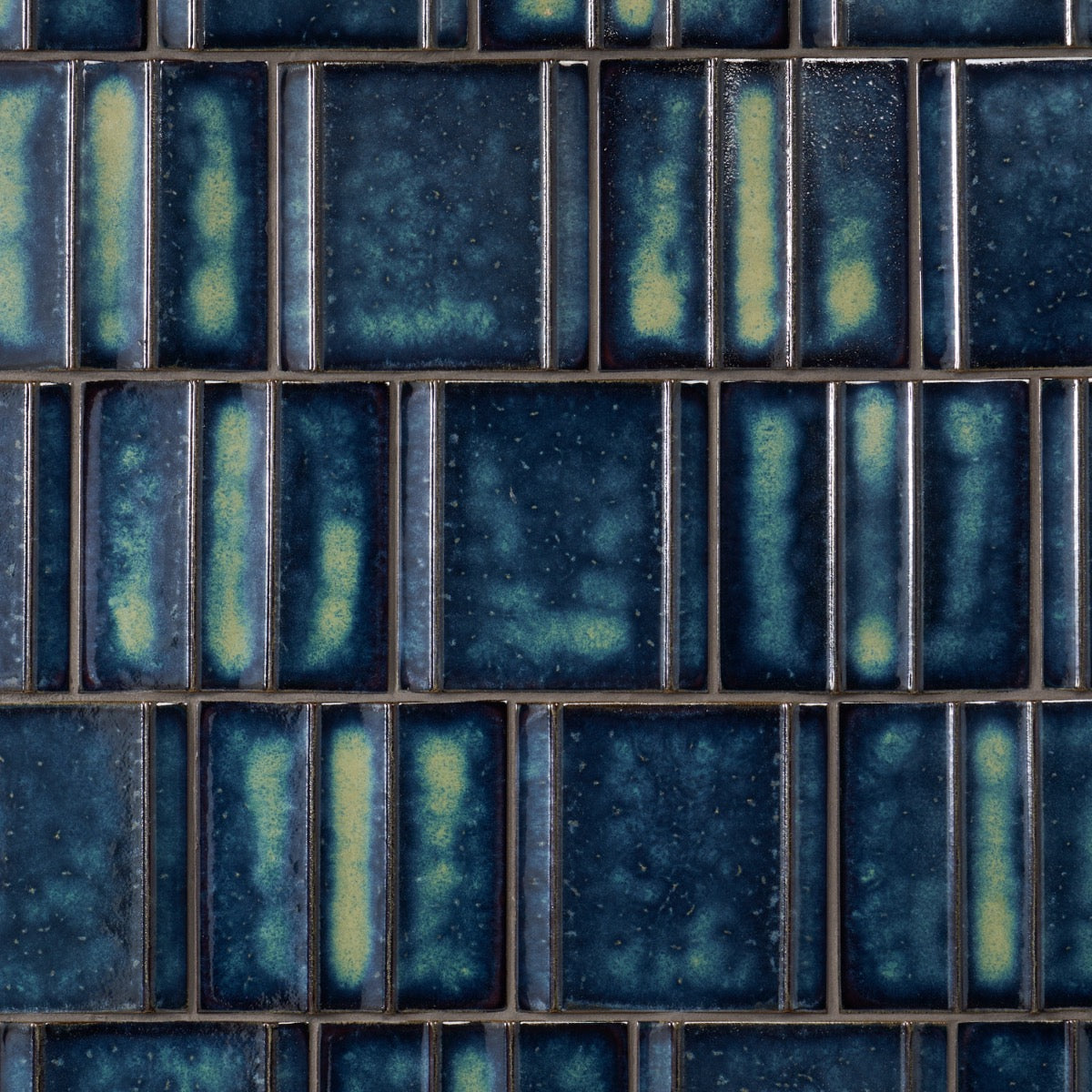 Kinro Ocean Blue 6x6 3D Metallic Matte Porcelain Tile