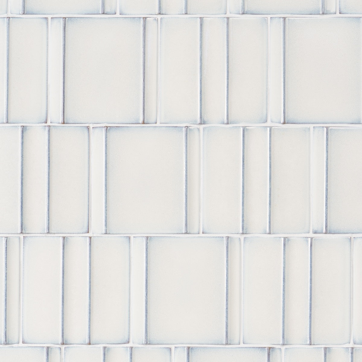 Kinro Snow White 6x6 3D Polished Porcelain Tile - Lux Tile