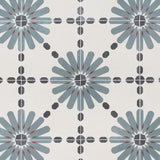 Lapaz Daisy Blue 9x9 Matte Porcelain Tile - Lux Tile