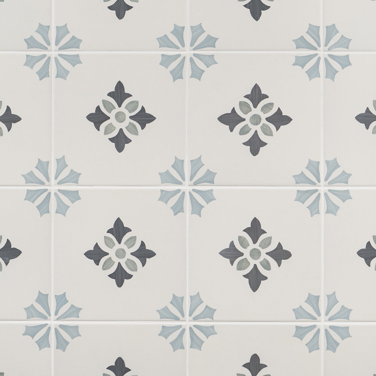 Lapaz Poppy Blue Green 9x9 Matte Porcelain Tile - Lux Tile