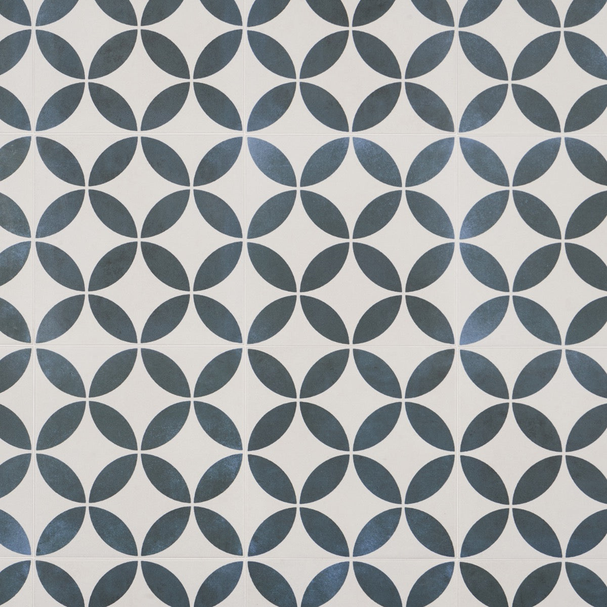 Lapaz Petals Blue 9x9 Matte Porcelain Tile - Lux Tile