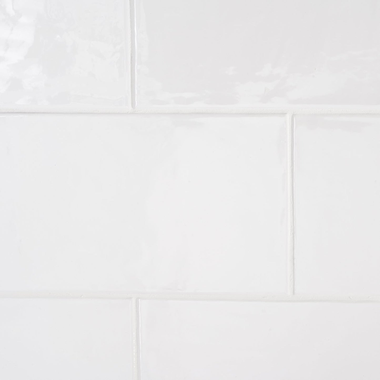 Bellami Bianco White 5x10 Glossy Ceramic Subway Tile - Lux Tile