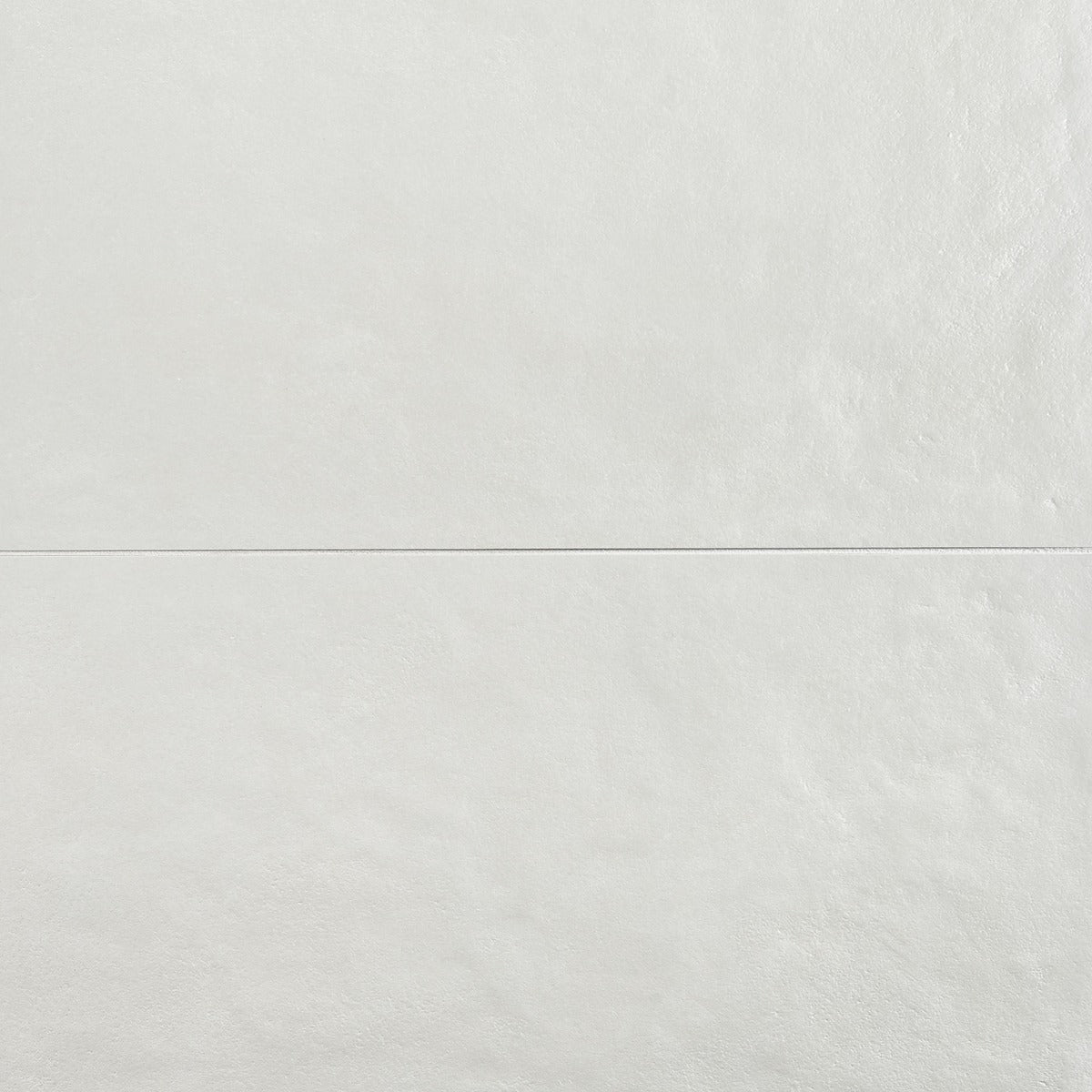 Rethink Plaster White Matte Porcelain Tile - 24x24, Made in Italy