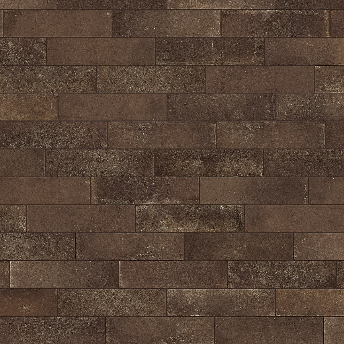 Brick Rustico Nero Brown 3x12 Matte Porcelain Subway Tile