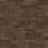 Brick Rustico Nero Brown 3x12 Matte Porcelain Subway Tile