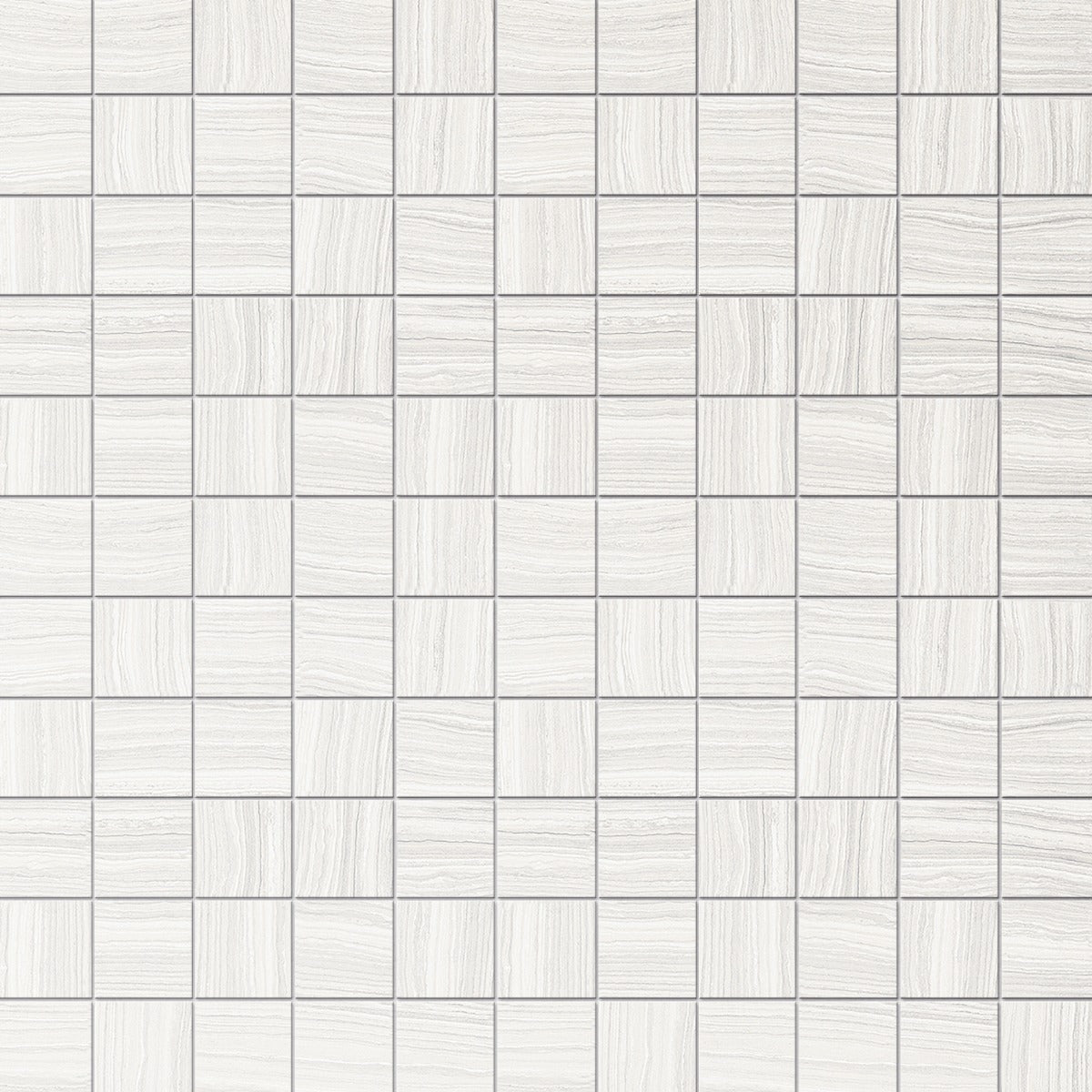 Miles Bright White 2x2 Matte Porcelain Mosaic Tile by Lux Tile
