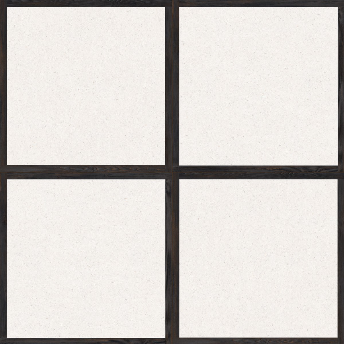 Hikari Frame Chalk White 48x48 Matte Porcelain Tile - Tilebar