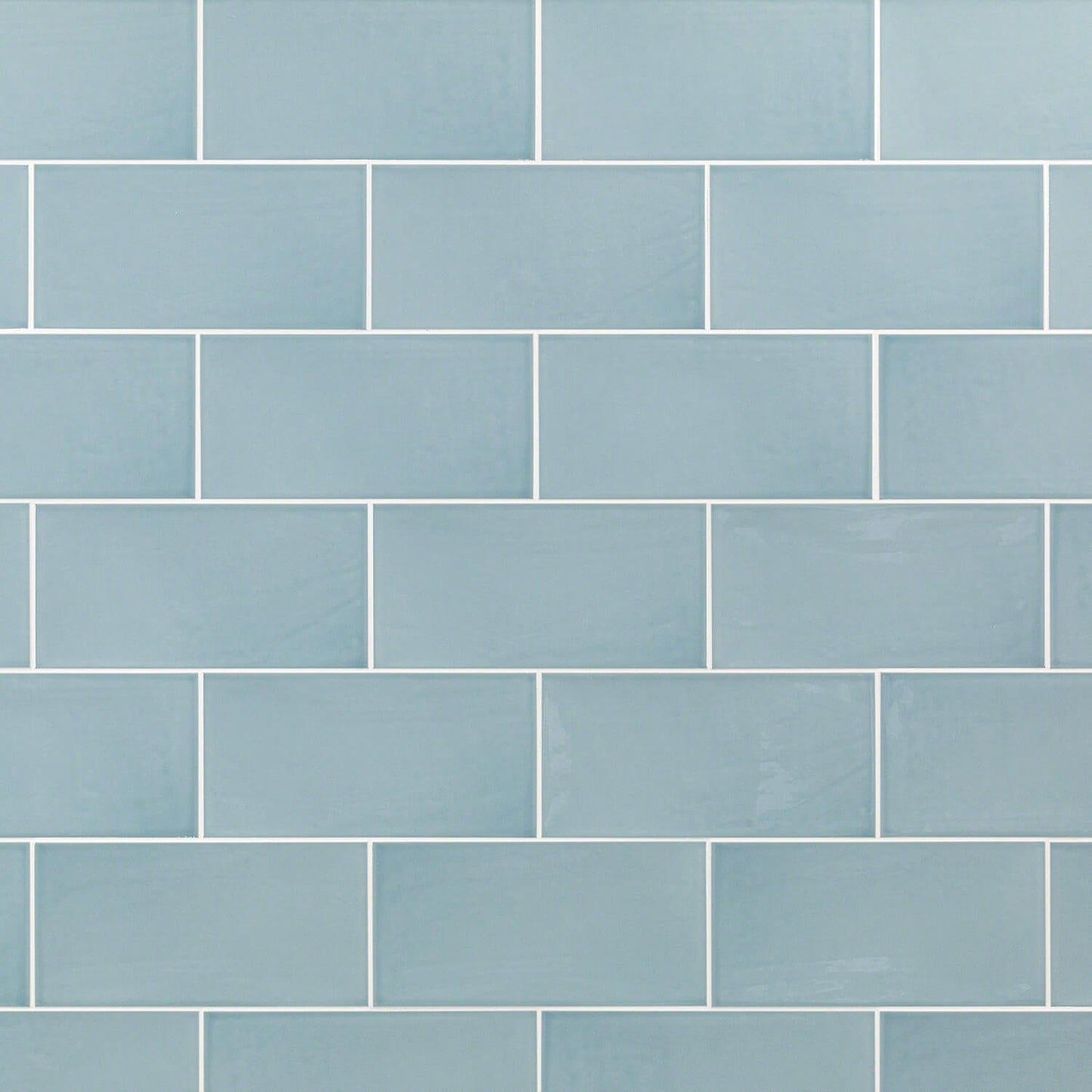 Lux Tile Aruba Blue 5x10 Polished Ceramic Subway Wall Tile