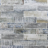 Bayou Riverwood Gray 3x12 Matte Ceramic Subway Tile - Weathered Wood Look