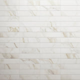 Amalfi Calacatta Matte Ceramic Subway Tile 3x12 - Lux Tile