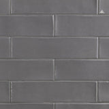 Manchester Charcoal Gray 3x12 Glossy Ceramic Subway Tile