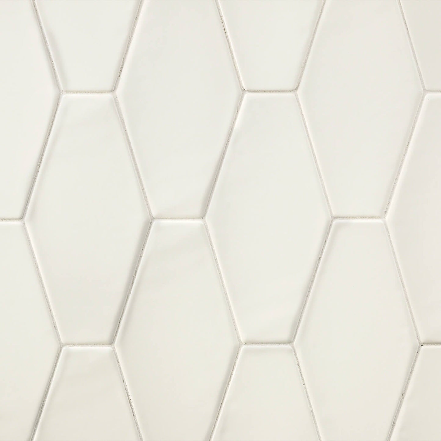 Manchester Vanilla Hexagon Glossy Ceramic Wall Tile - Lux Tile