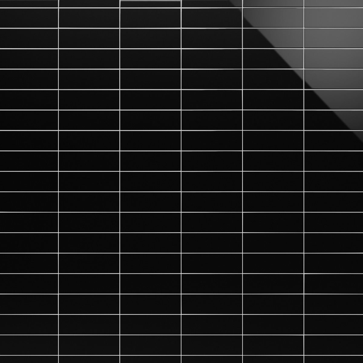Park Hill Black 4x12 Polished Porcelain Subway Tile