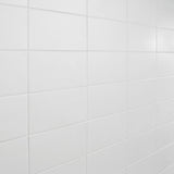 Stacy Garcia Maddox White Matte Ceramic Subway Tile 4x8