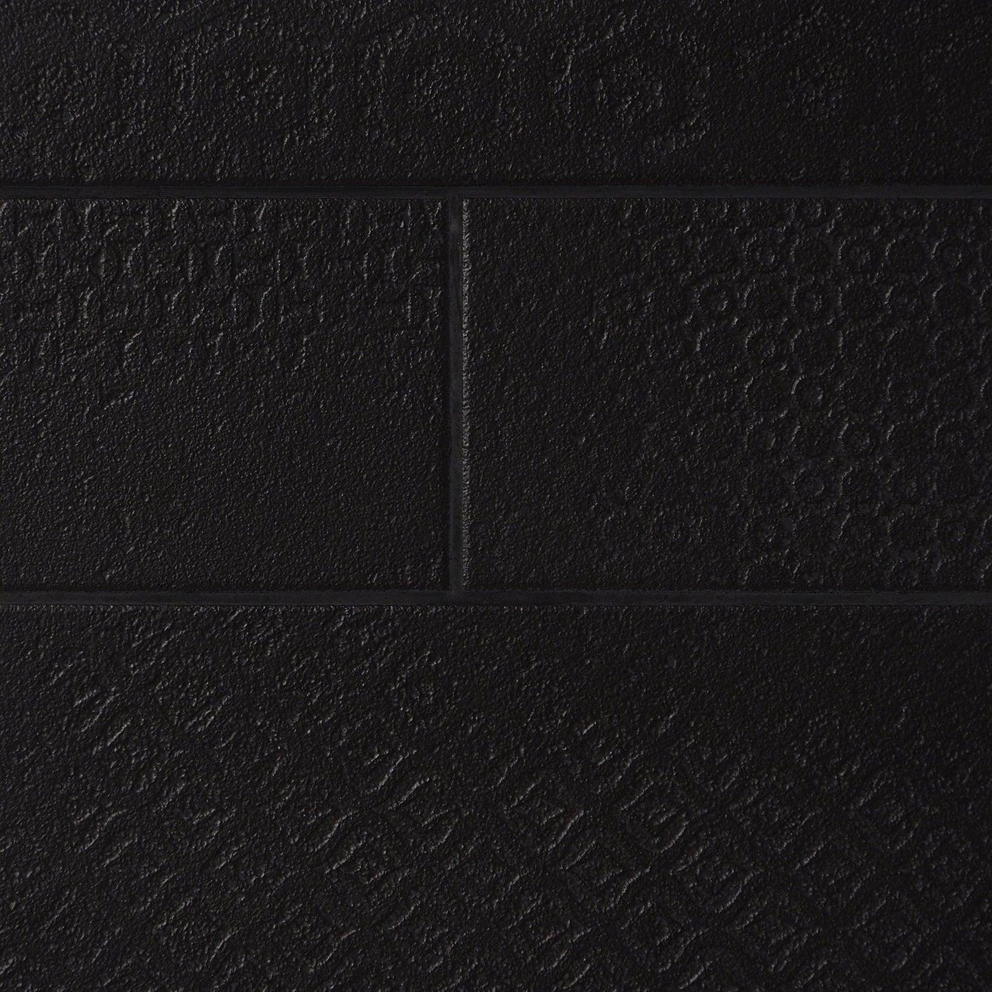 Tessuto Carbone Matte Black 4x12 Porcelain Subway Tile