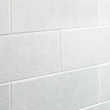 Diesel Camp Canvas White 4x12 Matte Ceramic Subway Wall Tile