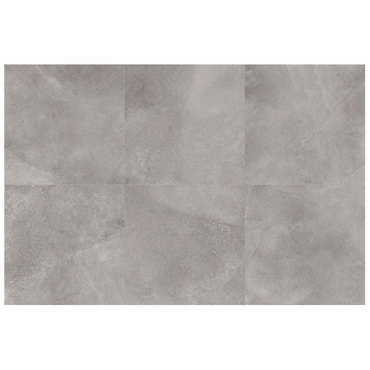 Lux Tile New Rock Fossil Dark Gray 48x48 Matte Porcelain Tile