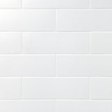 London White 3x9 Matte Ceramic Subway Tile for Walls