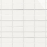 Park Hill White 3x6 Polished Porcelain Subway Tile - Durable & Stylish
