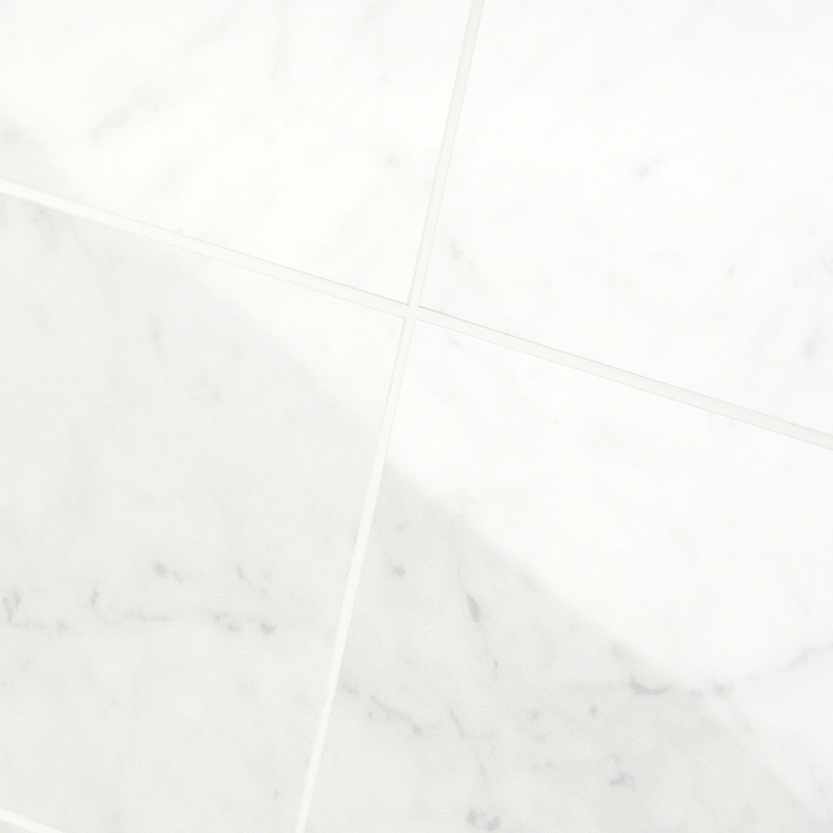 Marble Tech Bianco Gioia 6x6 Polished Porcelain Tile - Lux Tile