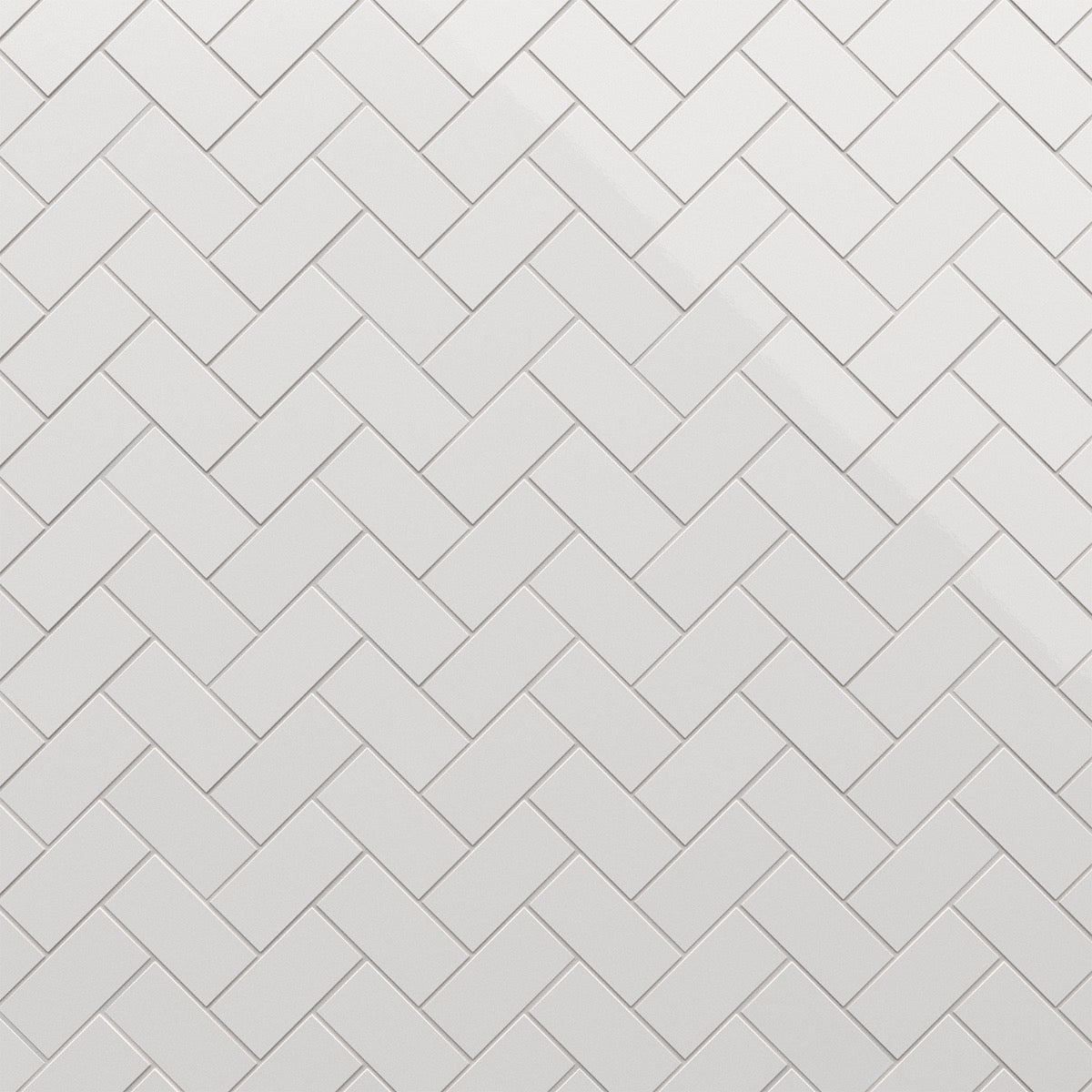 Park Hill White 3x6 Polished Porcelain Subway Tile for Kitchen and Bathroom