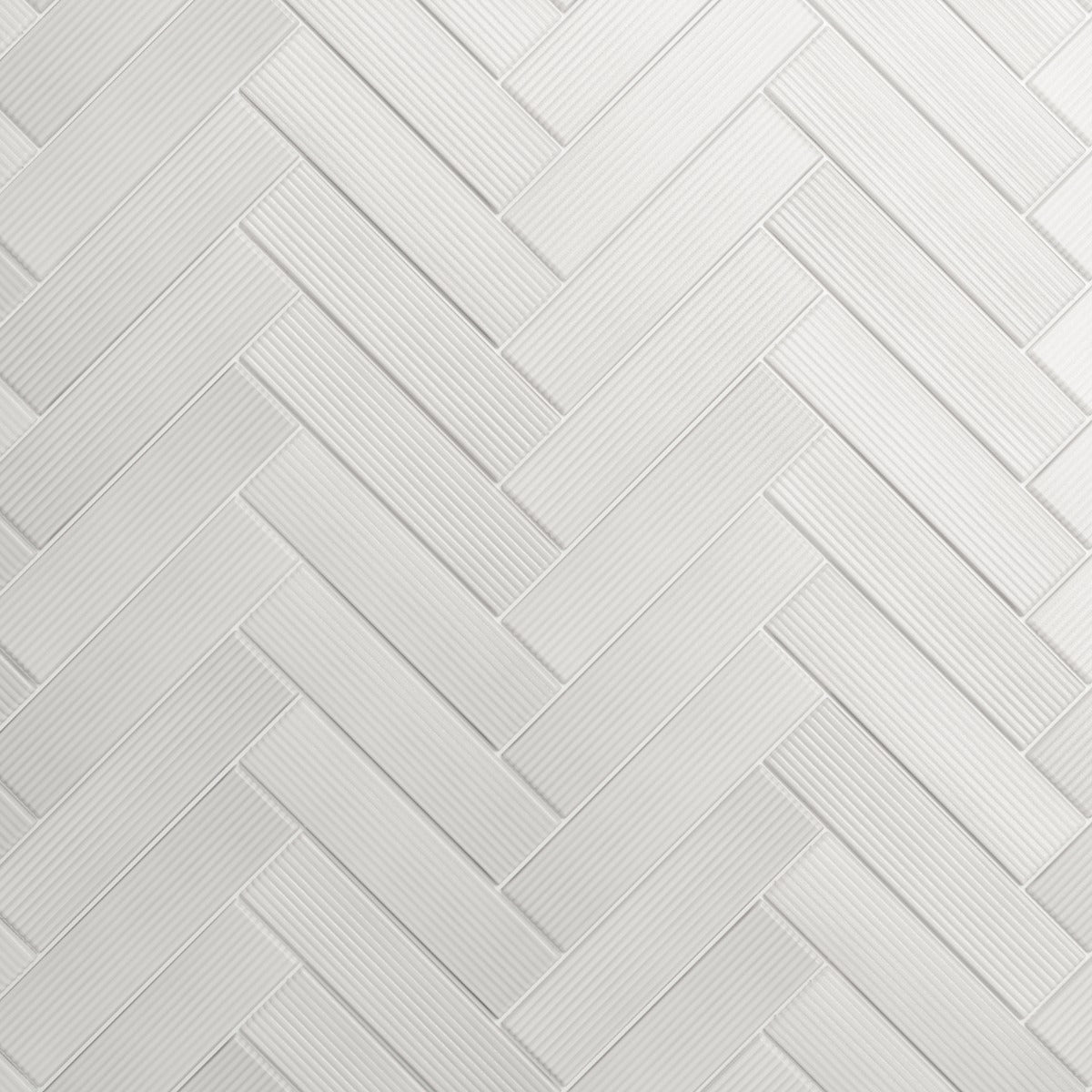 Stacy Garcia ArtBlock Fluted Bianco 4x16 Glossy Porcelain Tile