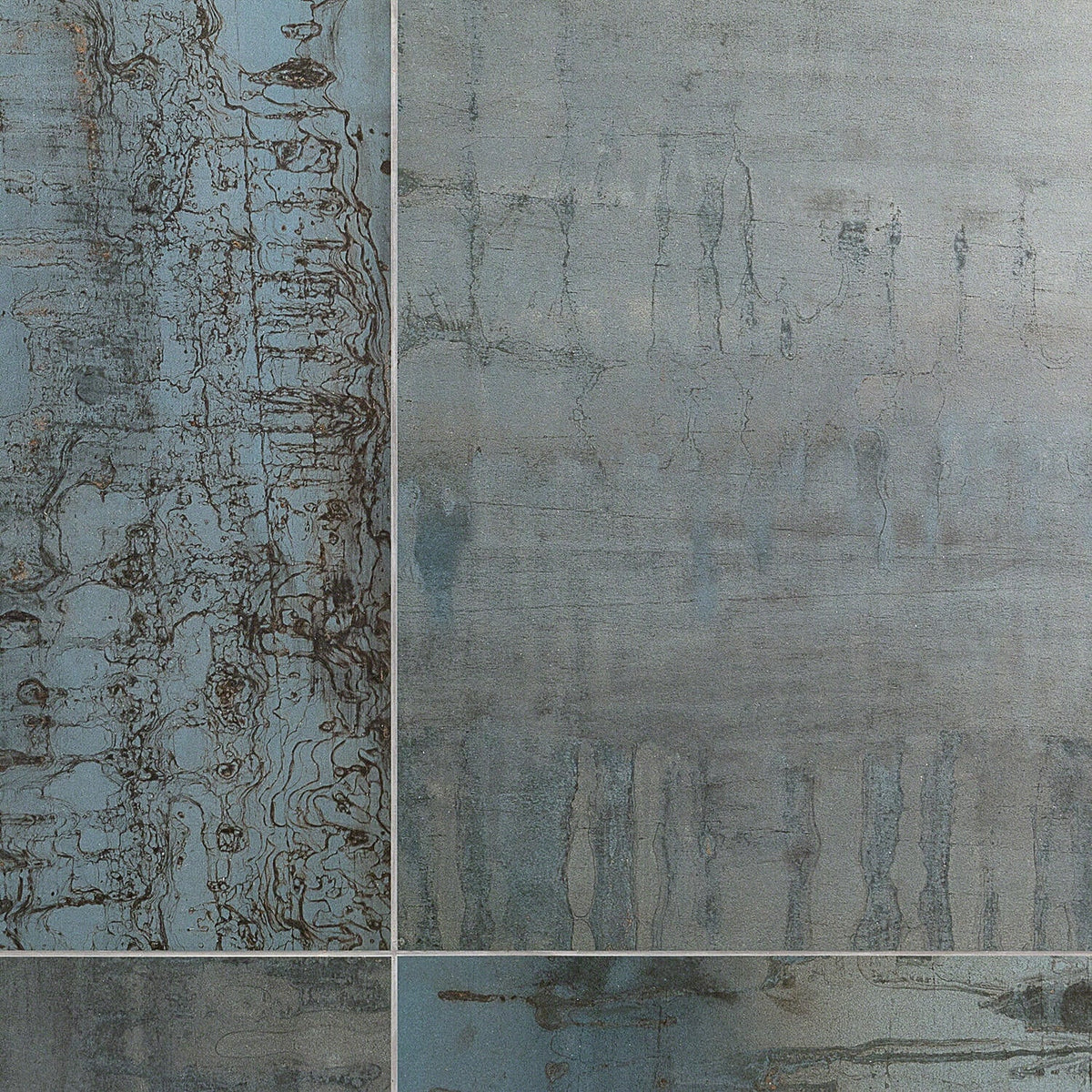 Angela Harris Metallic Blue Matte Porcelain Tile 24x24