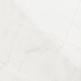 Marble Tech Bianco Gioia 6x6 Polished Porcelain Tile - Lux Tile