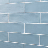 Bayou Sky Blue 3x12 Matte Ceramic Subway Tile