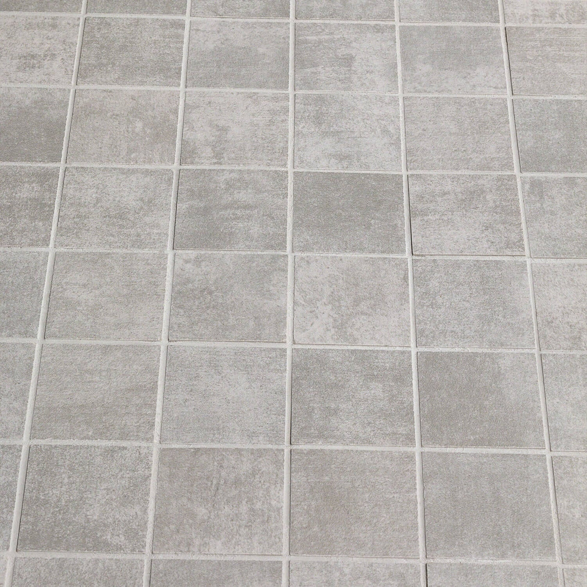 Lux Tile Cement Grigio Gray 2x2 Matte Porcelain Mosaic Tile