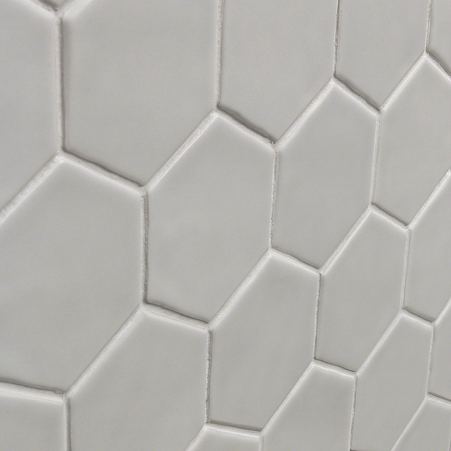 Meadowmere Gray 3" Hexagon Matte Ceramic Tile - Lux Tile