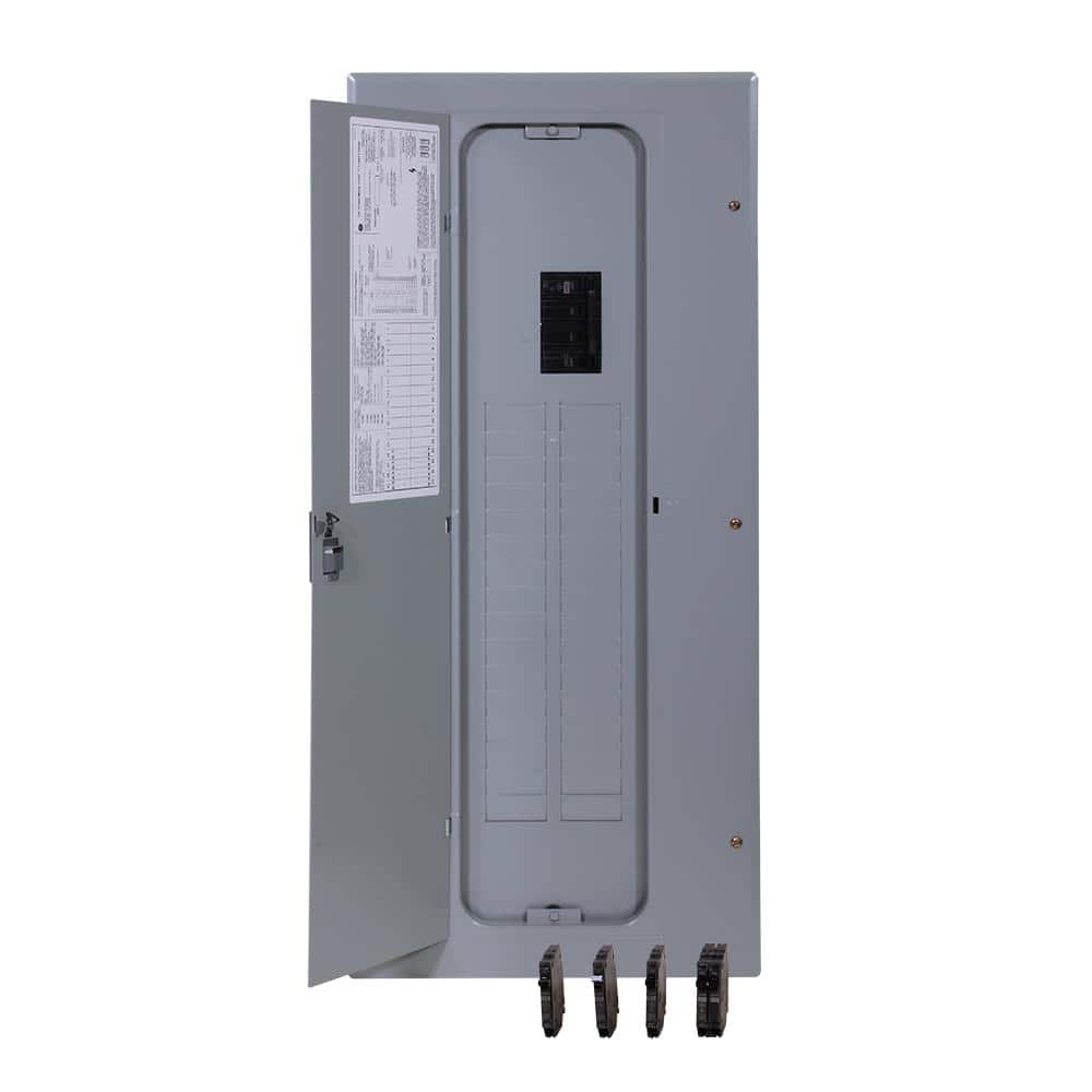GE 200 Amp 32-Space 40-Circuit Indoor Main Breaker Load Center Value Kit