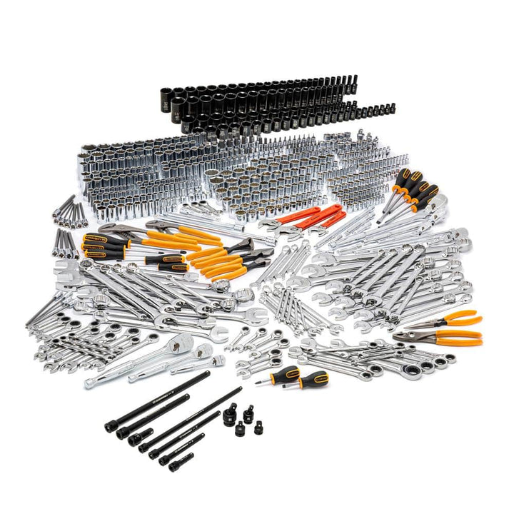 GEARWRENCH 1/4 in., 3/8 in., and 1/2 in. Drive Master Mechanics Tools Set with Impact Sockets (728-Piece)