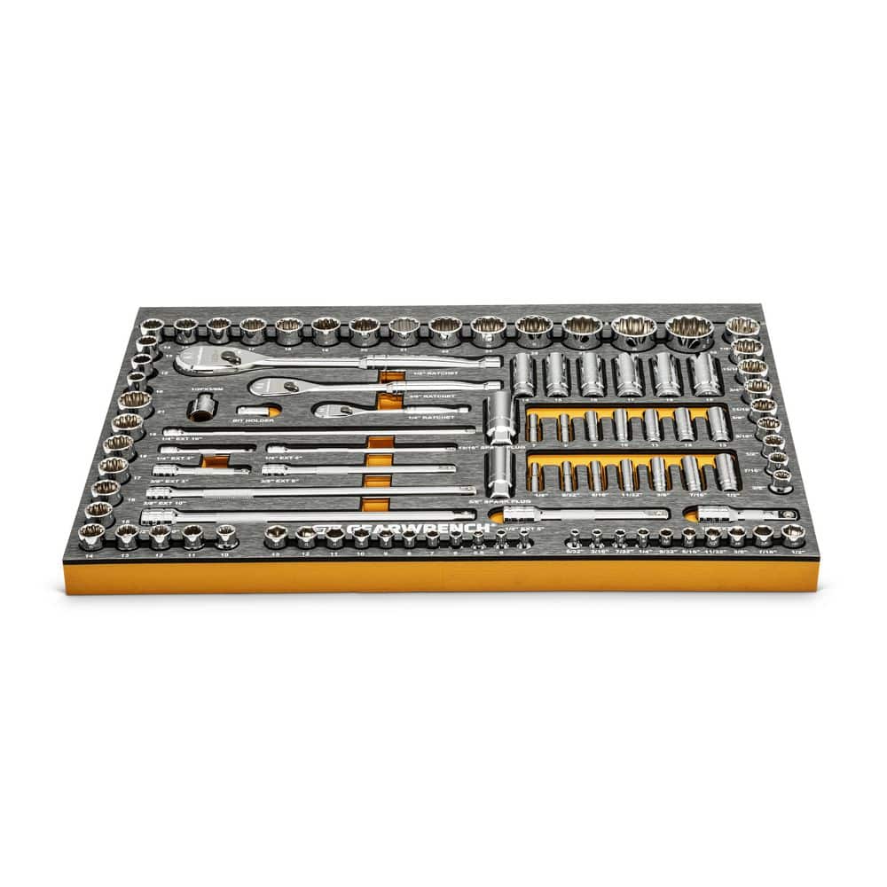 GEARWRENCH 120XP 1/4 in., 3/8 in. and 1/2 in. Drive Mechanics Tool Set with EVA Storage (126-Pieces)