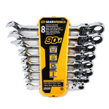 GEARWRENCH Master Standard and Flex Head SAE/MM Combination Ratcheting Wrench Set (32-Piece)
