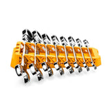 GEARWRENCH Metric 90-Tooth Flex Head Combination Ratcheting Wrench Tool Set with Tray (8-Piece)