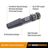 GEARWRENCH Bolt Biter Drill Bit and Screw Extractor Set with Case (10-Piece)