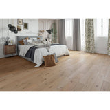 ACQUA FLOORS Geneva Oak 1/4 in. T x 5 in. W Click Lock Wire Brushed Engineered Hardwood Flooring (16.7 sq.ft./case)