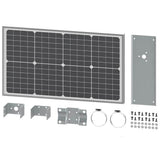 GHOST CONTROLS 30-Watt Monocrystalline Solar Panel Kit