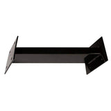 GHOST CONTROLS Black Powder-Coated Aluminum Outdoor Mounting Pedestal for Automatic Gate Opener Keypads