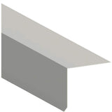 White Galvanized Drip Edge Flashing, 28-Gauge, 2 in. x 3 in. x 10 ft