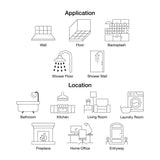 Daltile Glacier White 12 in. x 12 in. Ceramic Floor and Wall Tile (11 sq. ft. / case)