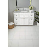 Daltile Glacier White 12 in. x 12 in. Ceramic Floor and Wall Tile (11 sq. ft. / case)