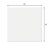 Daltile Glacier 12 in. x 12 in. White Glazed Ceramic Floor and Wall Tile Sample