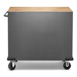 Gladiator 41 in. W x 39 in. D 9-Drawer Mobile Tool Workbench with Solid Wood Top