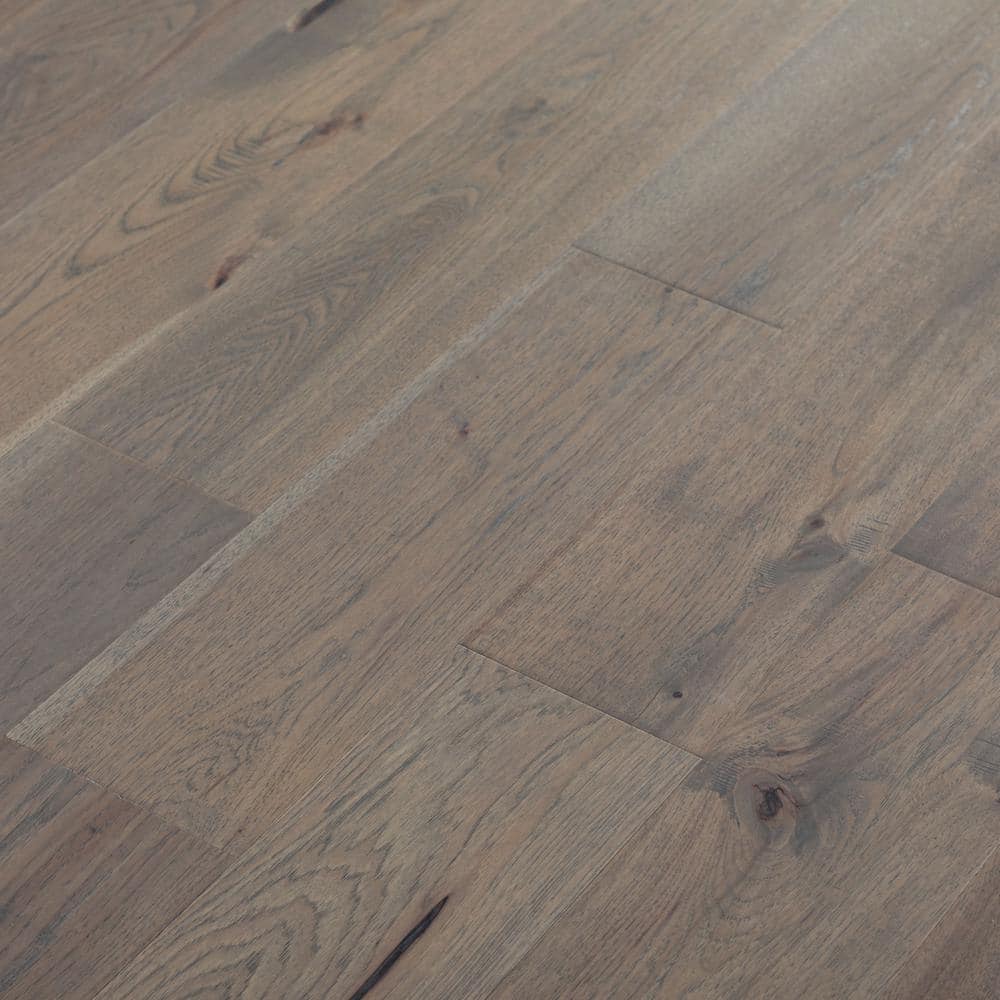 NATU Glazed Brushed Hickory 3/8 in. T x 7.5 in. W Click Lock Wire Brushed Engineered Hardwood Flooring (19.4 sq.ft./case)