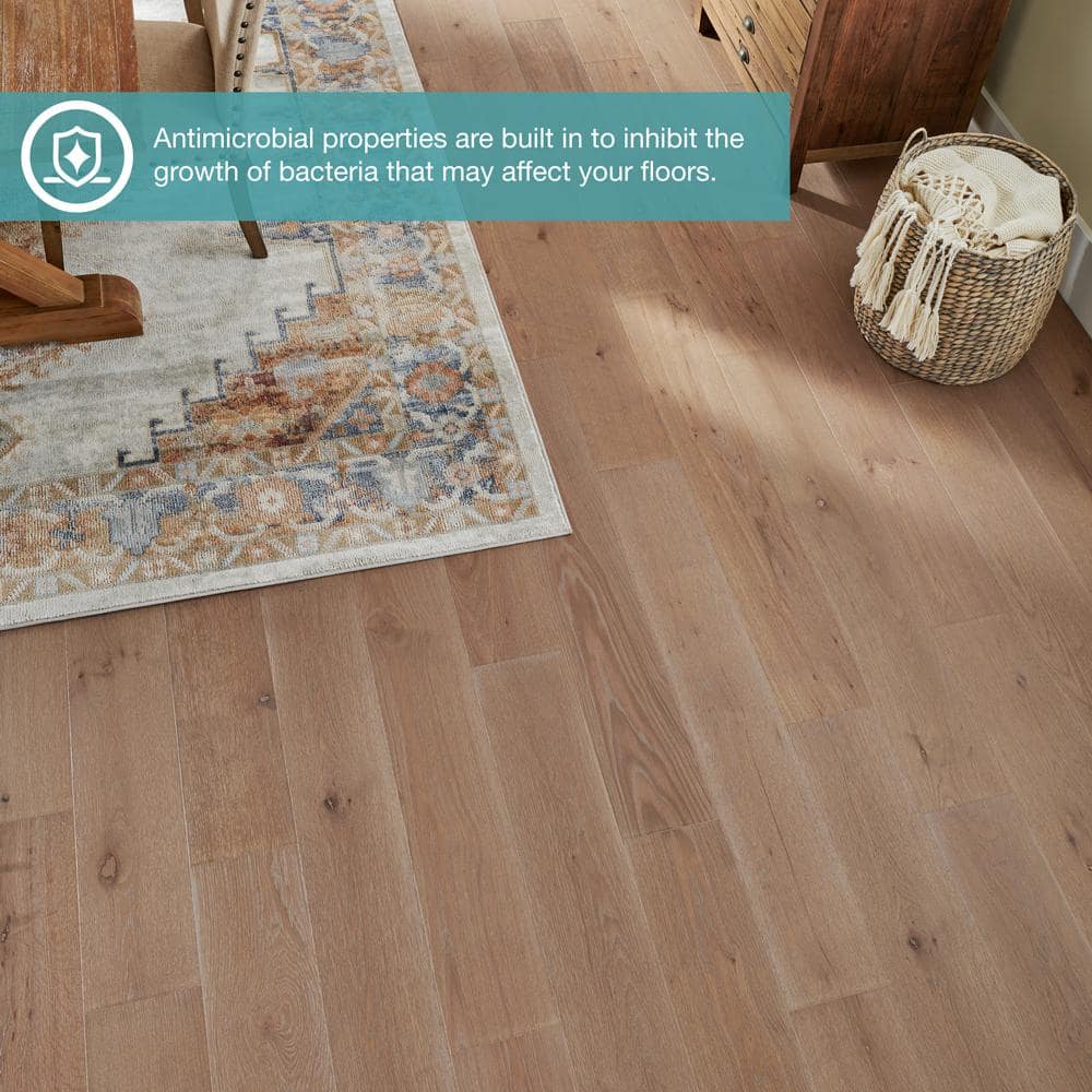 Pergo Defense+ Glen Canyon Oak 3/8 in. T x 7.5 in. W Click Lock Engineered Hardwood Flooring (24.54 sq. ft./Case)
