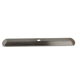 GlideRite 6 in. Satin Nickel Narrow Rounded Rectangle Cabinet Knob Backplates (10-Pack)