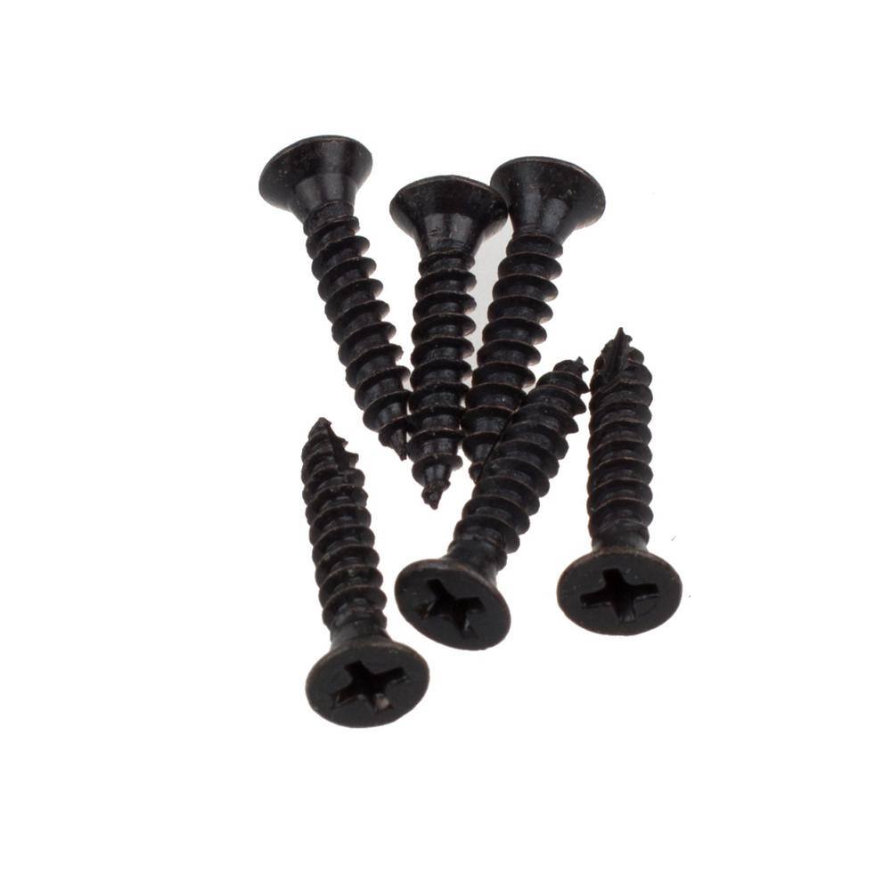 GlideRite 3-1/2 in. Oil Rubbed Bronze Steel Ball-Bearing Door Hinges, 1/4 in. Corner Radius with Screws (24-Pack)